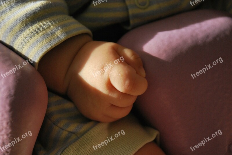 Baby Hand Child Cute Fingers