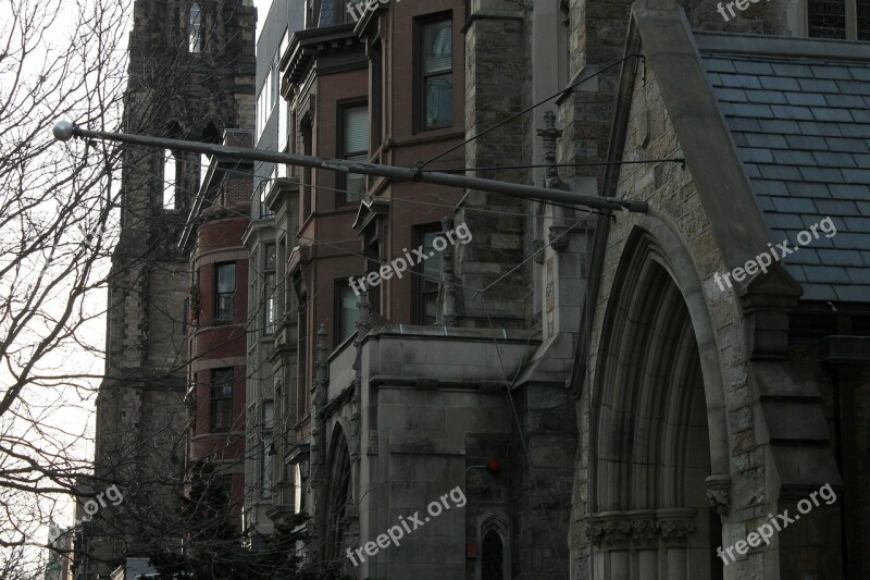 Boston City Cityscape Massachusets Buildings