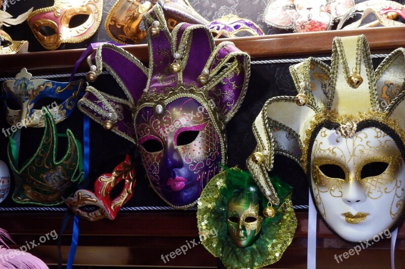 Carnival Mask Colorful Color Brazilian