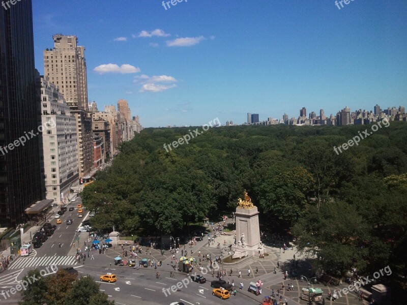 Central Park New York City Trees Manhattan New York