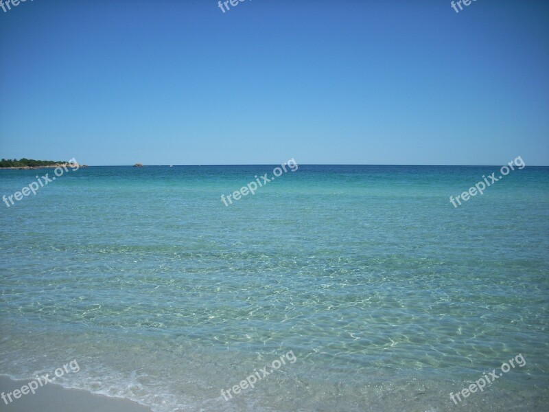 Sardinia Sea Water Summer Nature