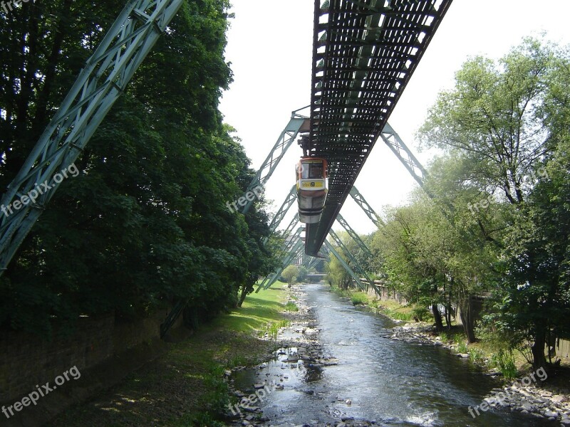 Wuppertal Schwebebahn Bergisches Land Germany Free Photos