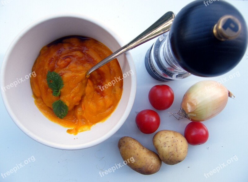 Pumpkin Pumpkin Soup Harvest Thanksgiving Orange