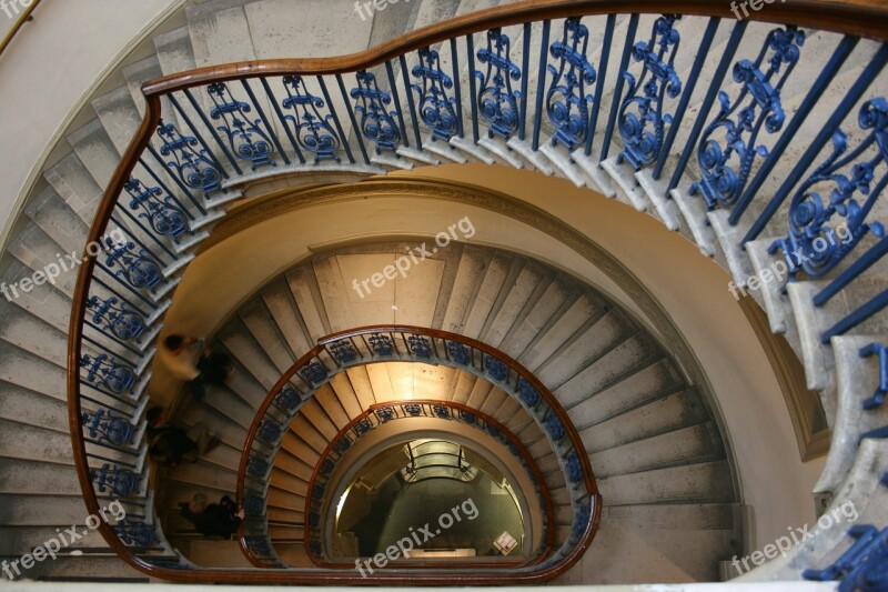 Staircase Spiral Somerset House London Free Photos