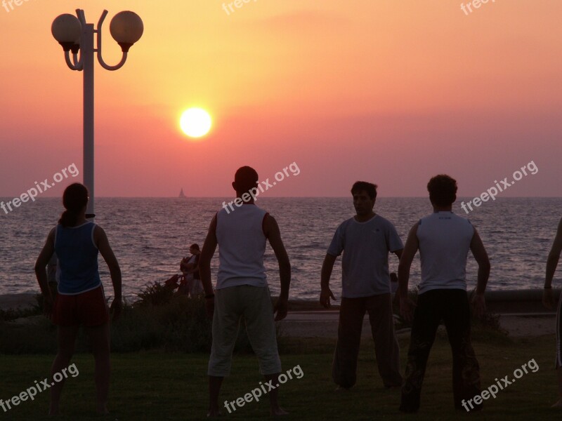 Beach Sea Sunset Ocean Water