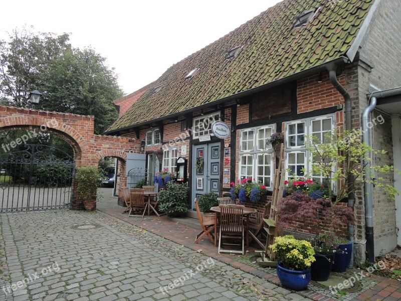 Heiligenhafen Baltic Sea Old Houses Restaurant Northern Germany