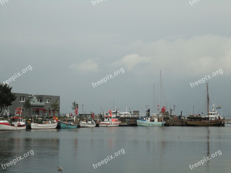 Heiligenhafen Baltic Sea Northern Germany Port Sailing Ships