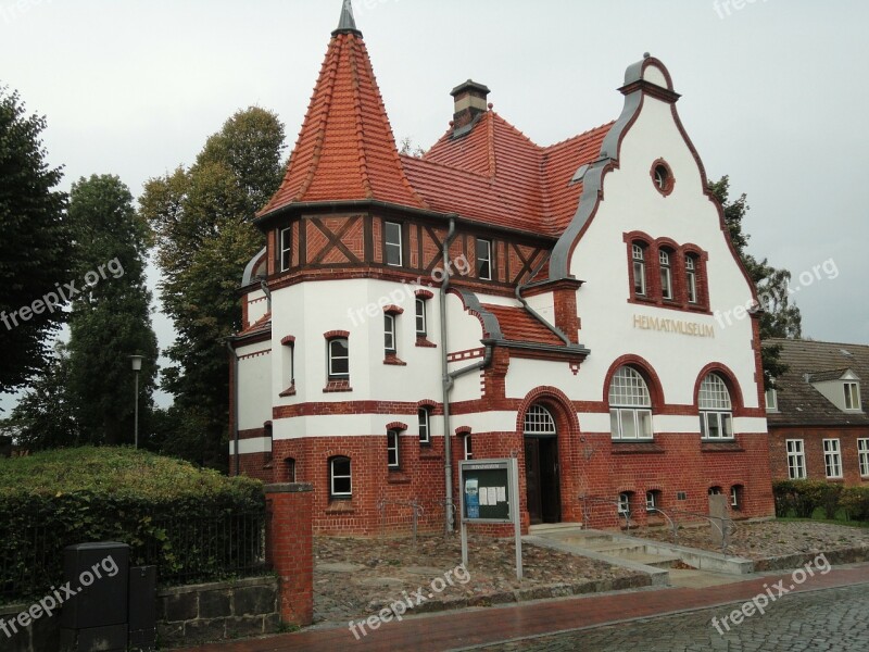 Heiligenhafen Baltic Sea Old Houses Northern Germany Maypole