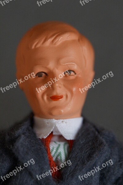 Man Father Portrait Doll Doll Face