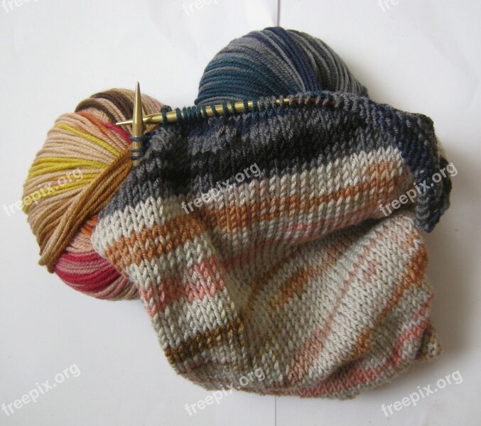 Wool Mesh Colorful Color Warm