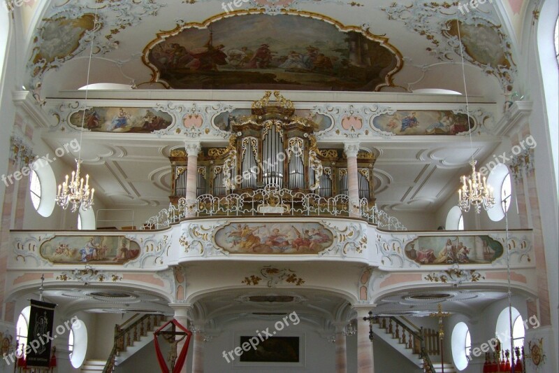 Organ Gallery Salian Parish Church Allgäu Free Photos