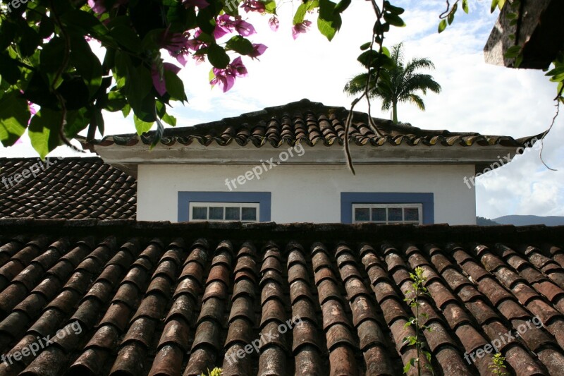 Roofs Colonial Architecture Paraty Roof Free Photos