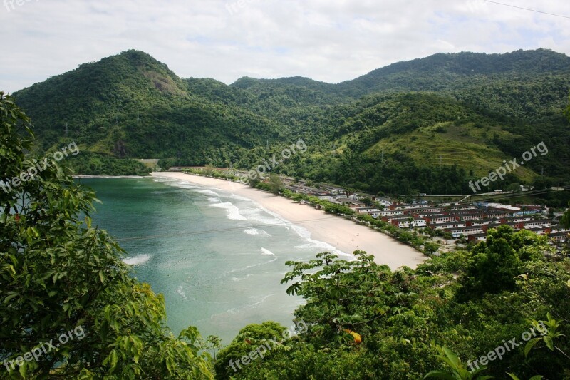 Mar Tropical Vegetation Atlantic Forest Vista Angra