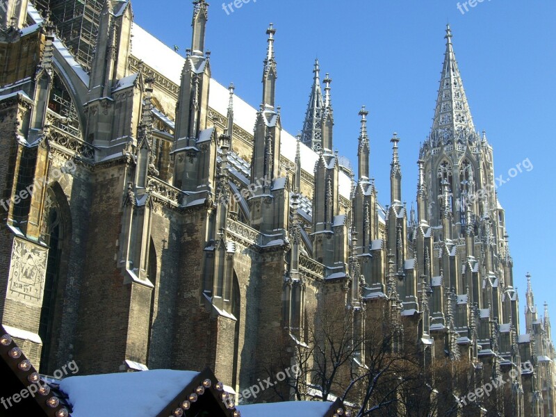 Ulm Cathedral South Side Choir Towers Gothic Free Photos