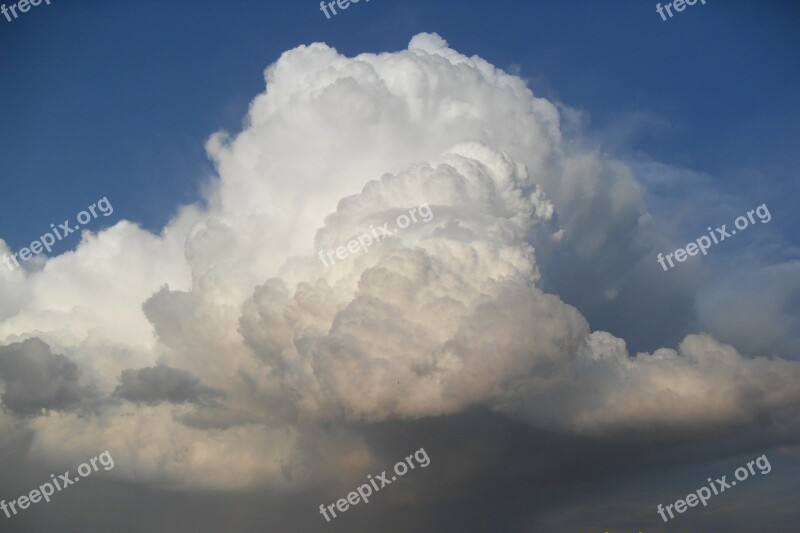 Sky Clouds White Wind Power Free Photos