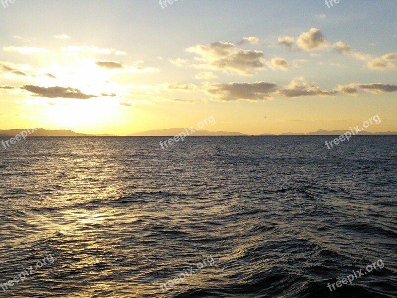 Rin Rinku Town Sunset Sea Osaka Bay Awaji Island