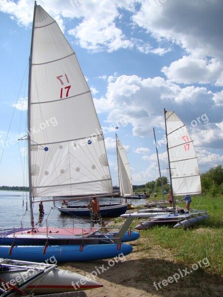 Catamarans Inflatable Sailing Beach River