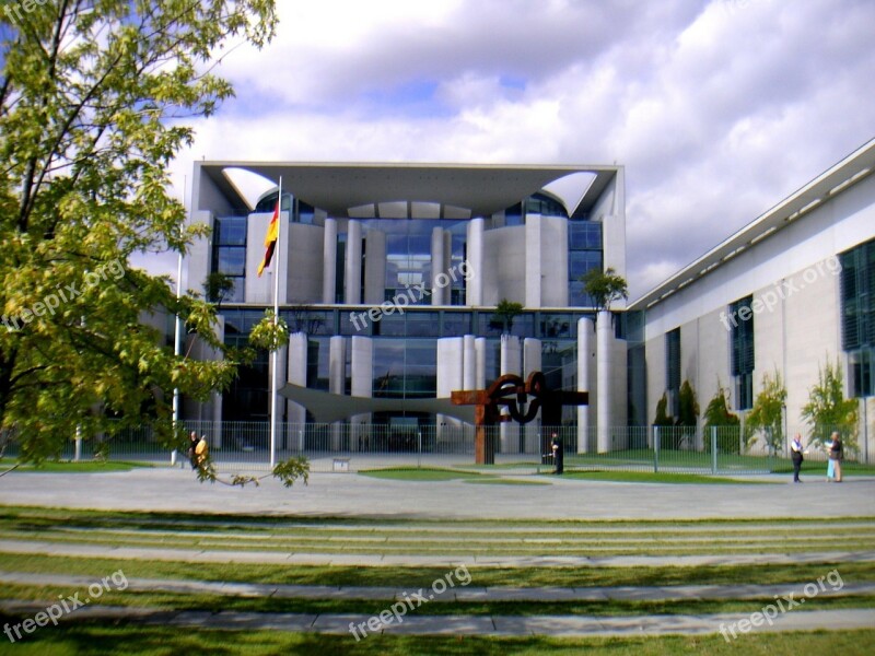 Federal Chancellery Architecture Berlin Free Photos