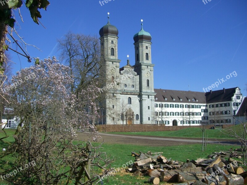 Castle Church Friedrichshafen Garden Spring Free Photos