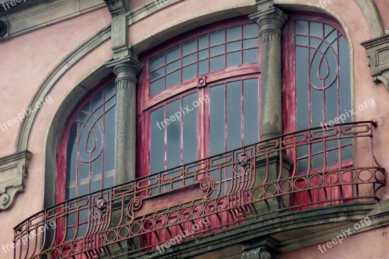 Porto Facade Window Balcony Portugal