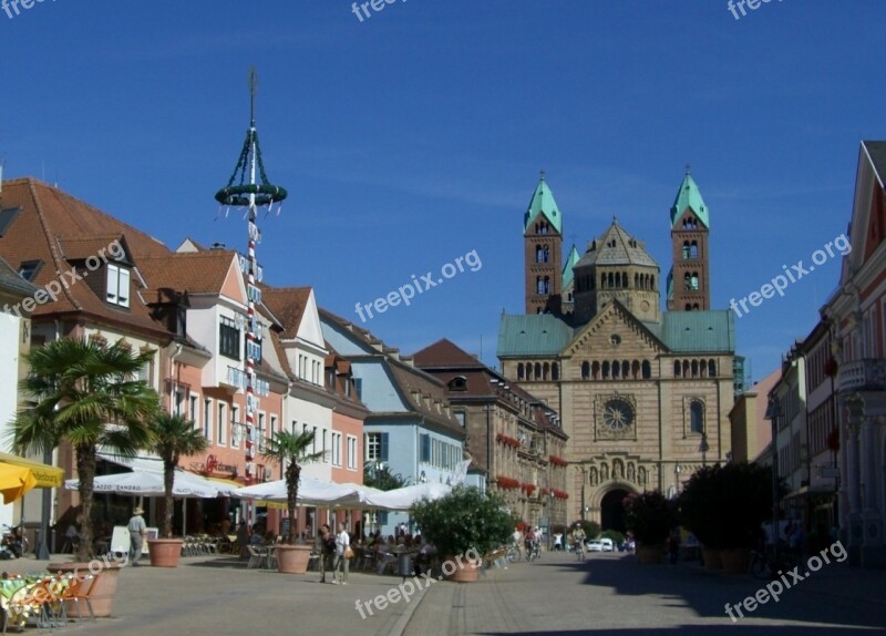 Speyer Kaiser Dom Maximilianstrasse Free Photos