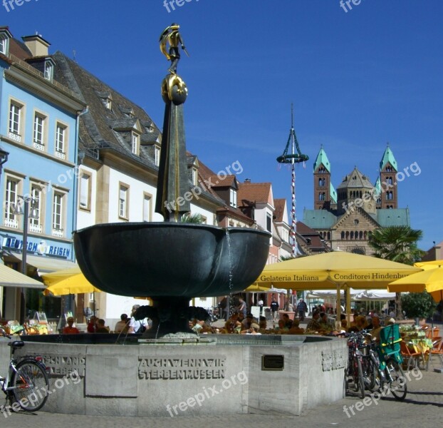 Speyer George Wells Soldier Fountain War Memorial Free Photos