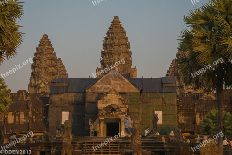 Angkor Wat Siem Reap Cambodia Nice Unesco Site