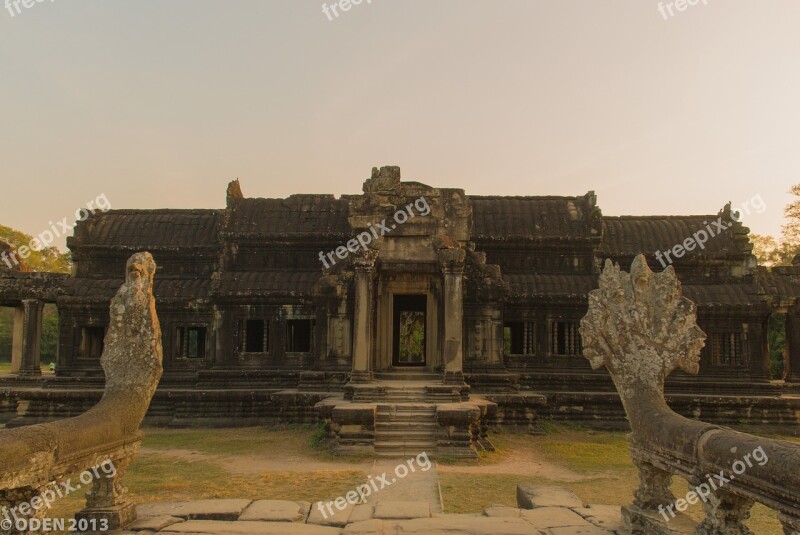 Temple Angkor Pagoda Religious Temples