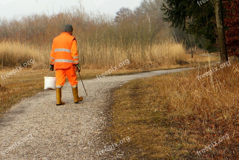 Environment Environmental Protection Work Cleaning Garbage