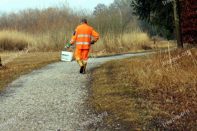 Environment Environmental Protection Work Cleaning Garbage