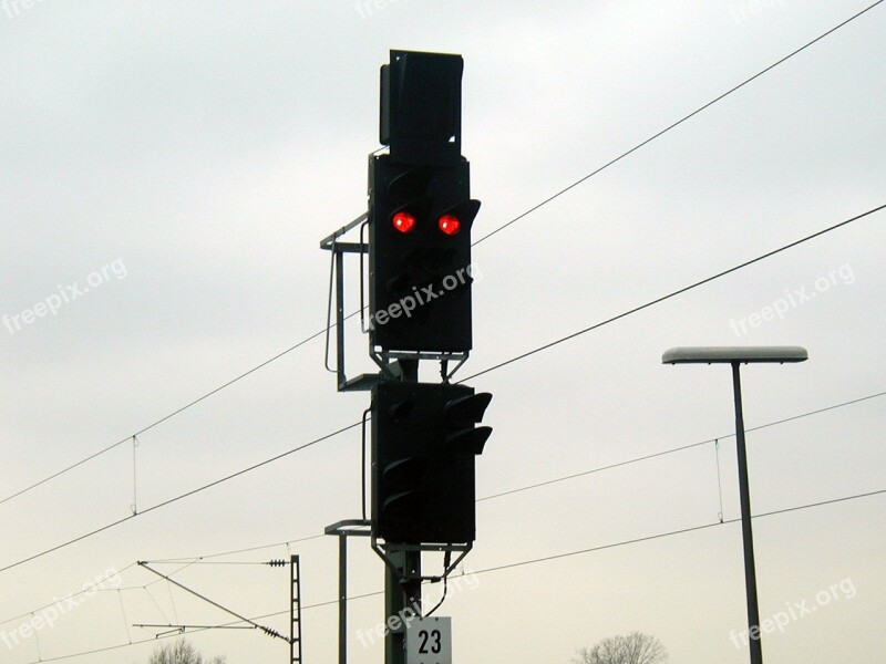 Signal Lamp Beacon Light Signal Train Free Photos