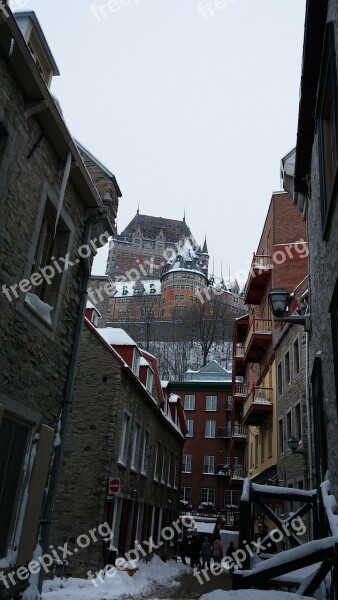 Québec Quartier Petit Champlain Quebec City Canada Building