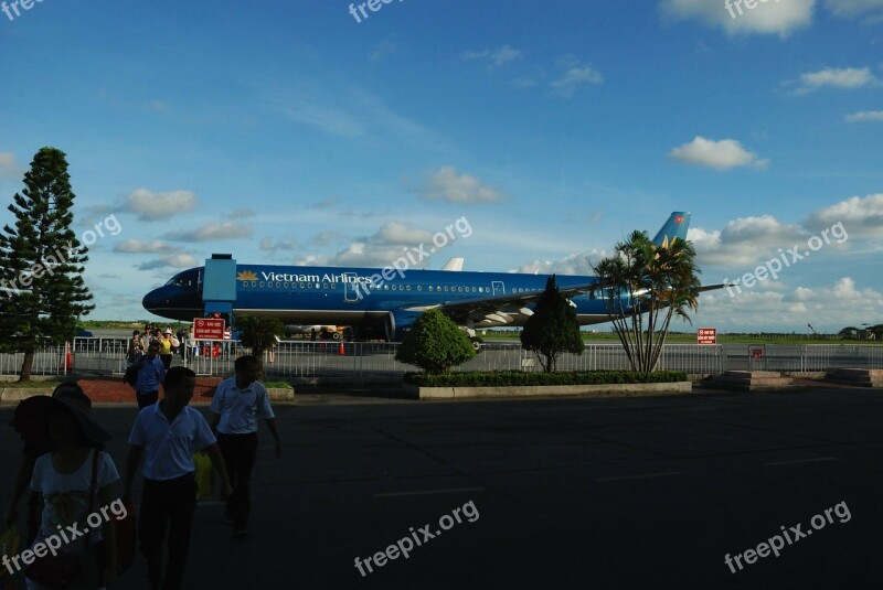 Airplane Catbi Airport Aeroplane Aircraft Take-off