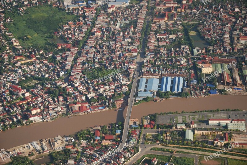 Hai Phong City Sky Airplane Outdoor Land