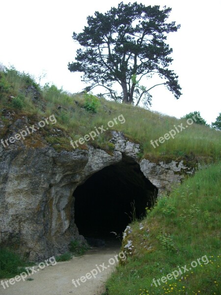 Bird Stove Cave Lonetal Karst Cave Input Stetten