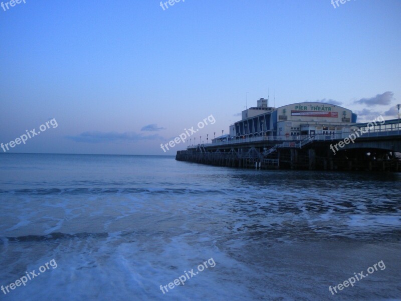 Bournemouth Pier Beach England Shore Free Photos