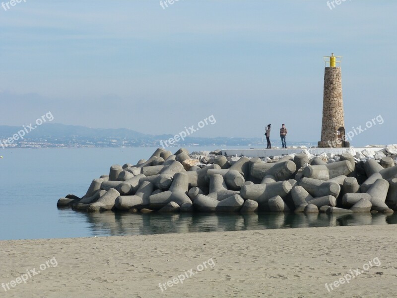 Beach Marbella Costa Blue Water Sea