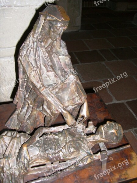 Pieta Bronze Crypt Augsburg Cathedral Free Photos