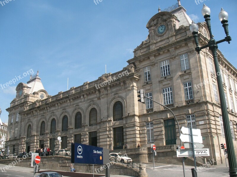 São Bento Station Porto Trains Monument Old Building