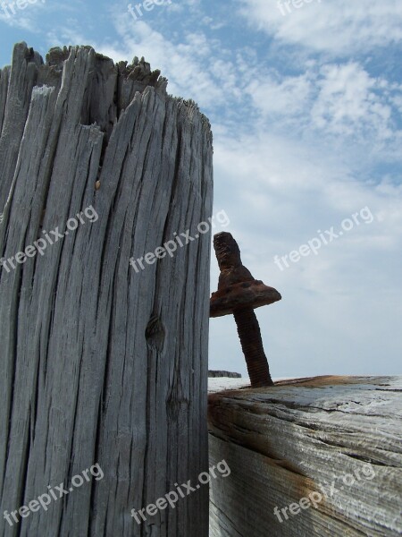 Wood Age Rust Metal Weather