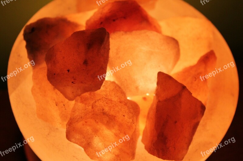 Salt Crystal Lamp Crystals Salt Crystals Free Photos