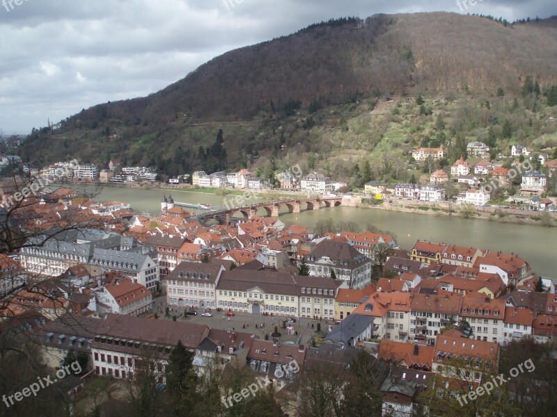 Heidelberg Philosopher's Path Neckar Free Photos