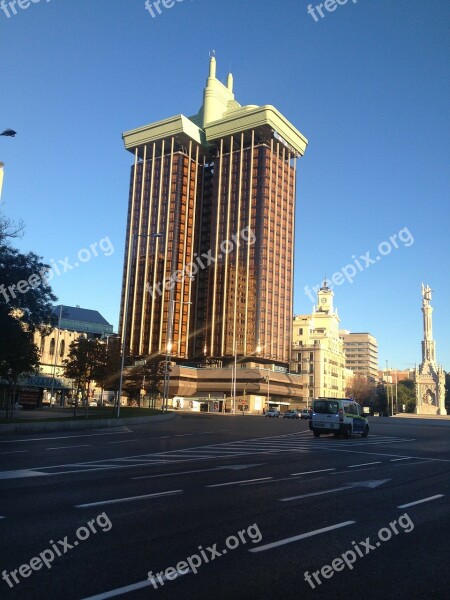 Torres De Colón Madrid Skyscraper In Madrid Twin Towers Torres Jerez