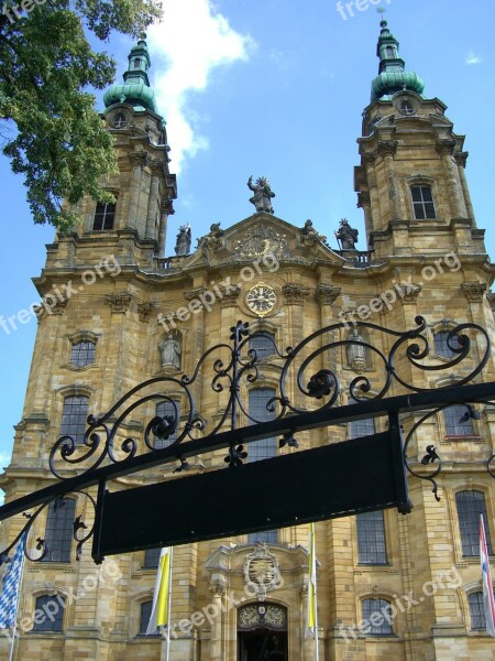 Vierzehnheiligen Basilica Mainfranken Free Photos