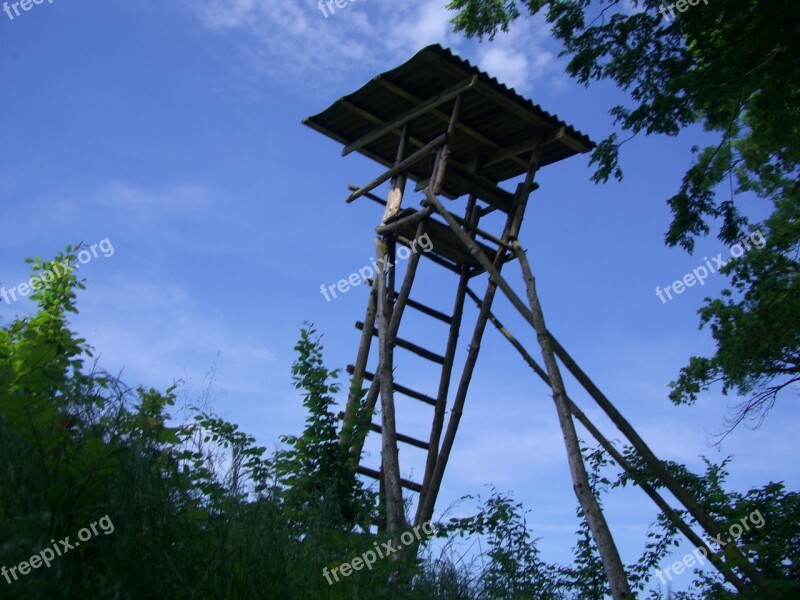 Hunter Was Delight Hunter Seat Wooden Tower Perch