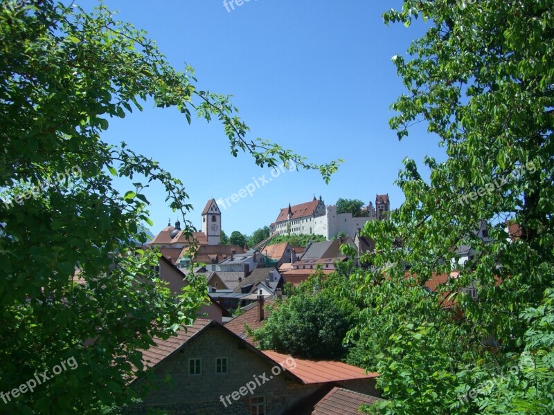 Füssen St Mang Church High Castle Allgäu Free Photos