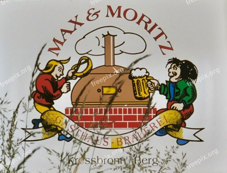 Shield Board Inn Brewery Max And Moritz