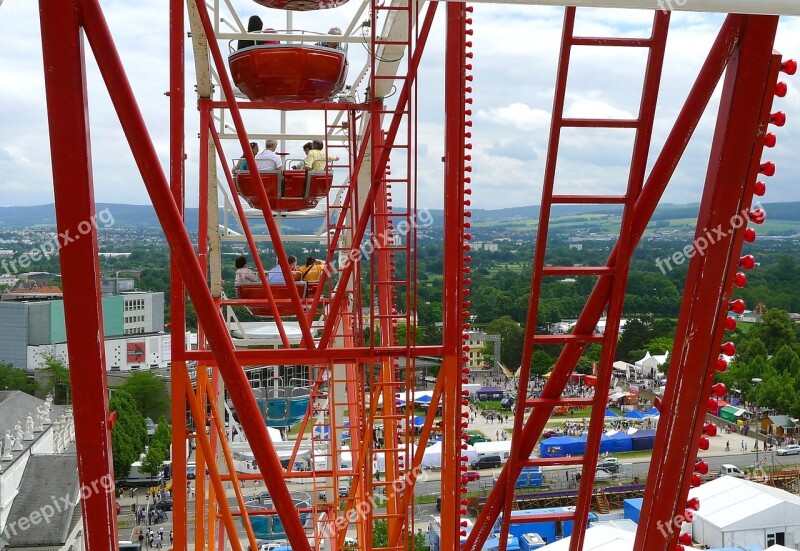 Folk Festival Ferris Wheel Carousel Hessian Kassel