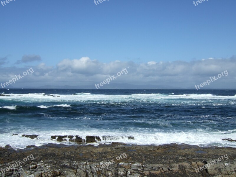 Ireland Sky Sea Wave Water