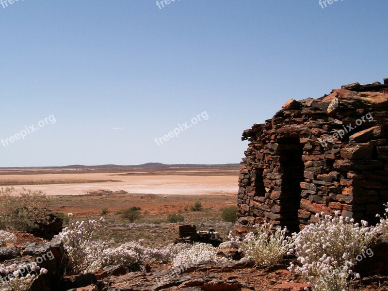 Stone House Desert Heat Salt Lake Outdoor